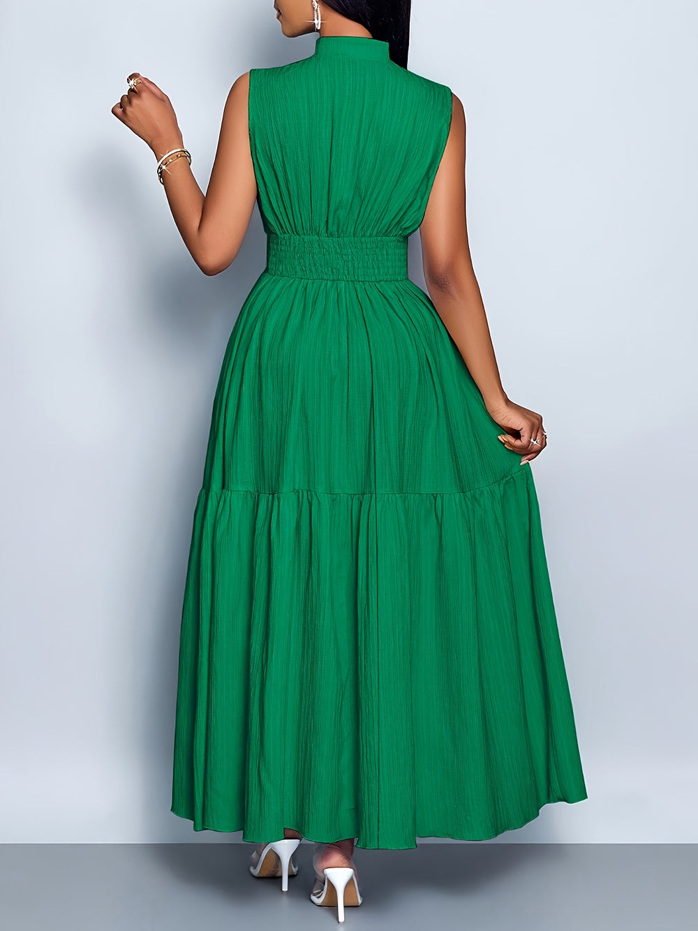 Women's Tie-Waist Cutout Dress