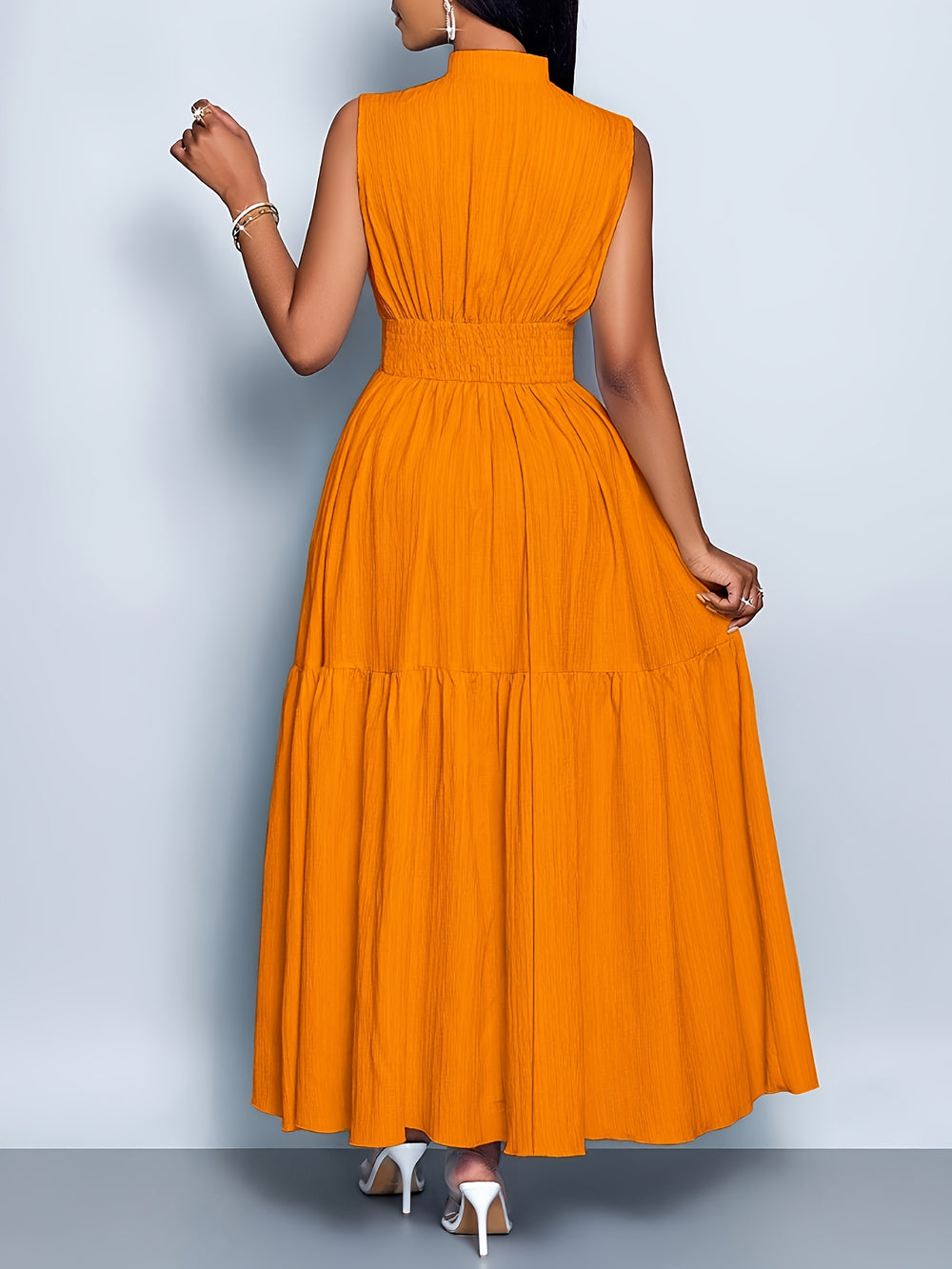 Women's Tie-Waist Cutout Dress