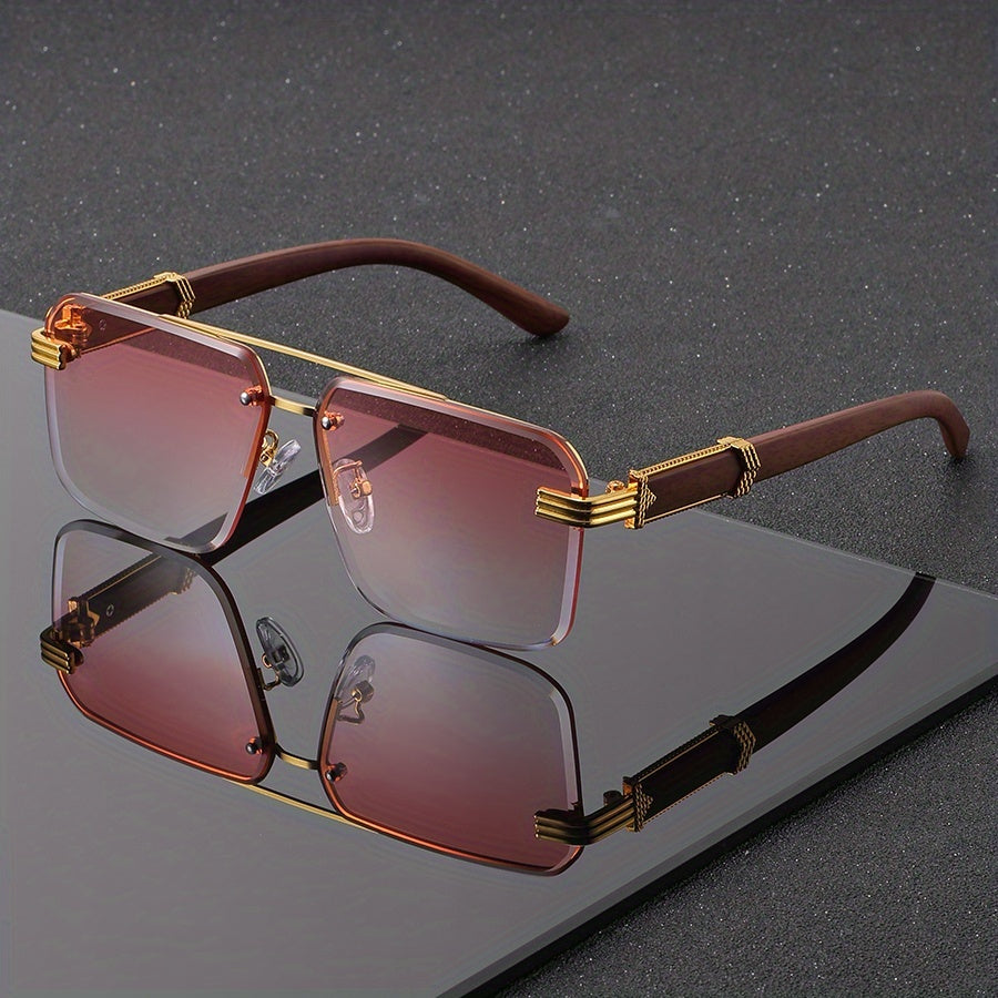 Men's Retro Square Sunglasses