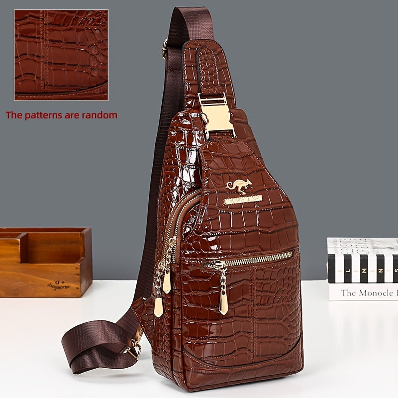 3-Layer Chest Crossbody Bag