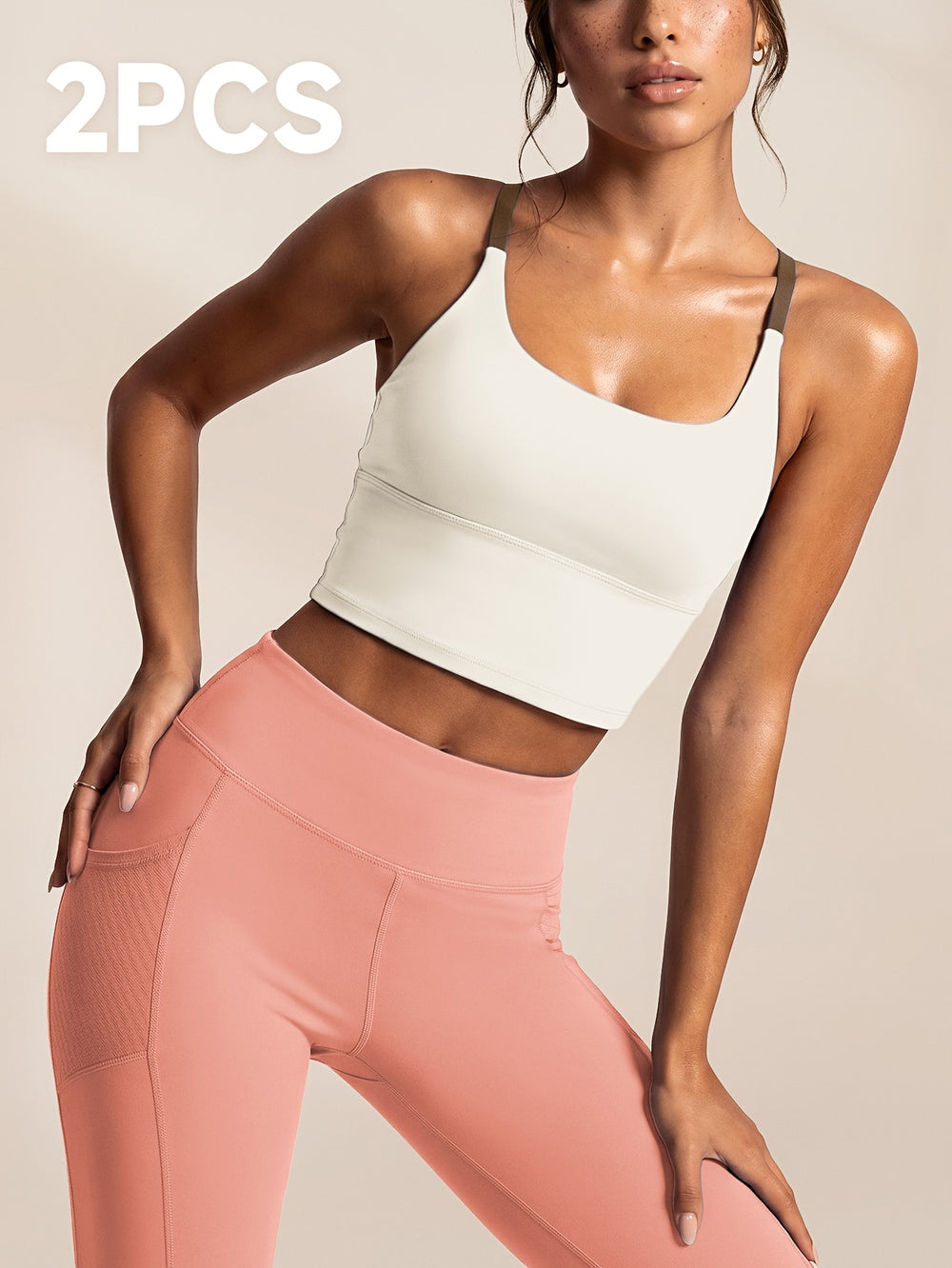 Cross-Back Crop Set