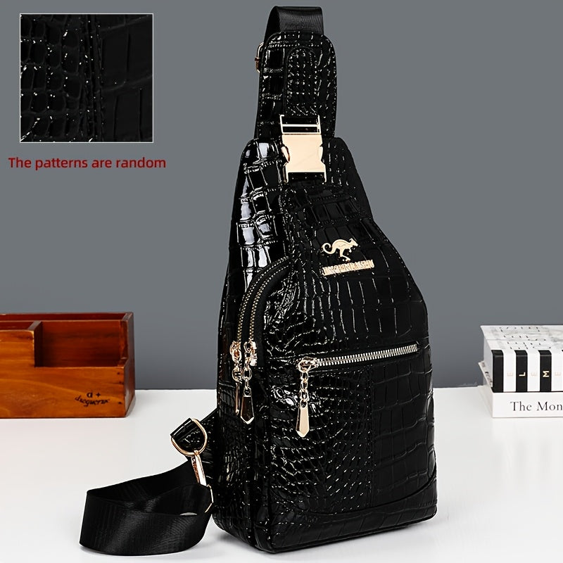 3-Layer Chest Crossbody Bag