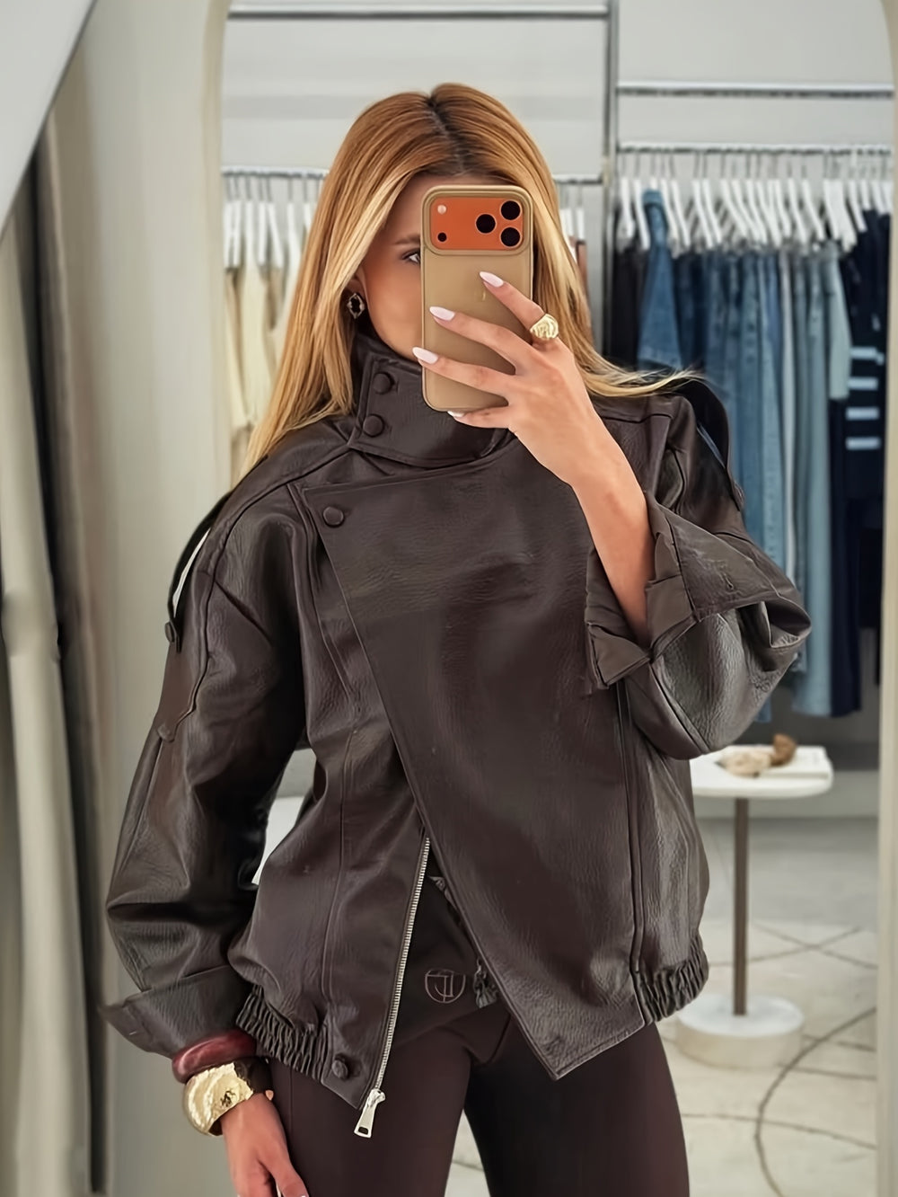 Oversized Bomber Jacket