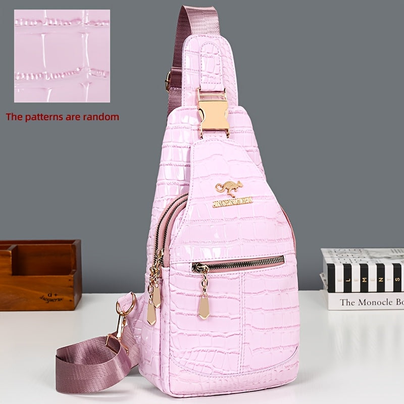 3-Layer Chest Crossbody Bag