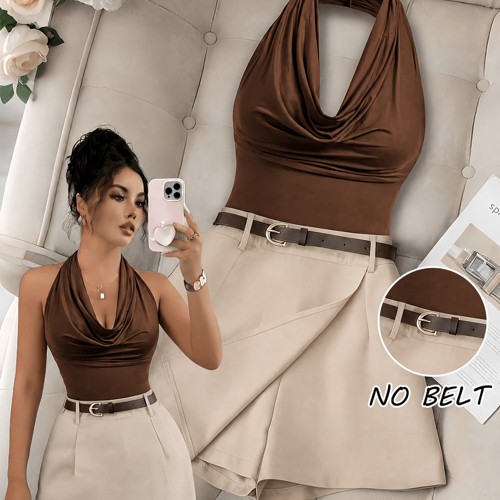 Off-Shoulder Top & Shorts Set
