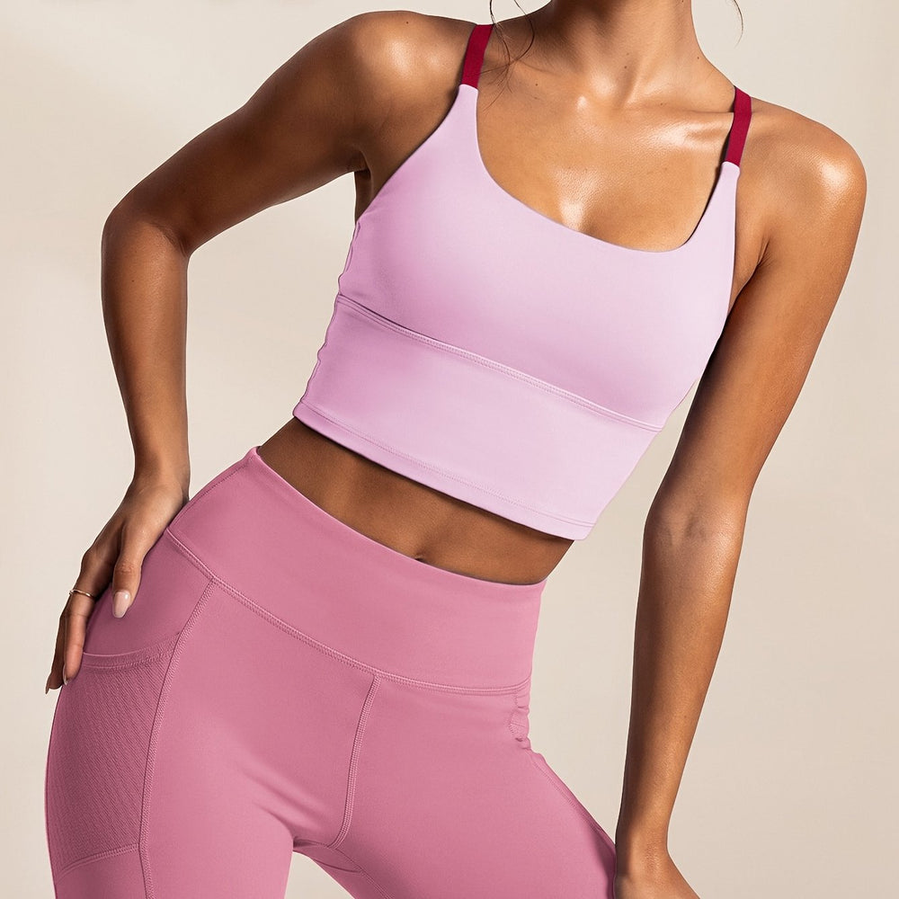 Cross-Back Crop Set
