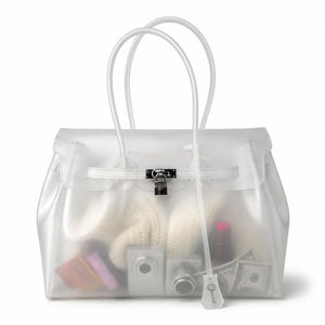 Jelly Firkin Bag - White Transparent