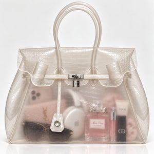 Jelly Firkin Bag - White Croco