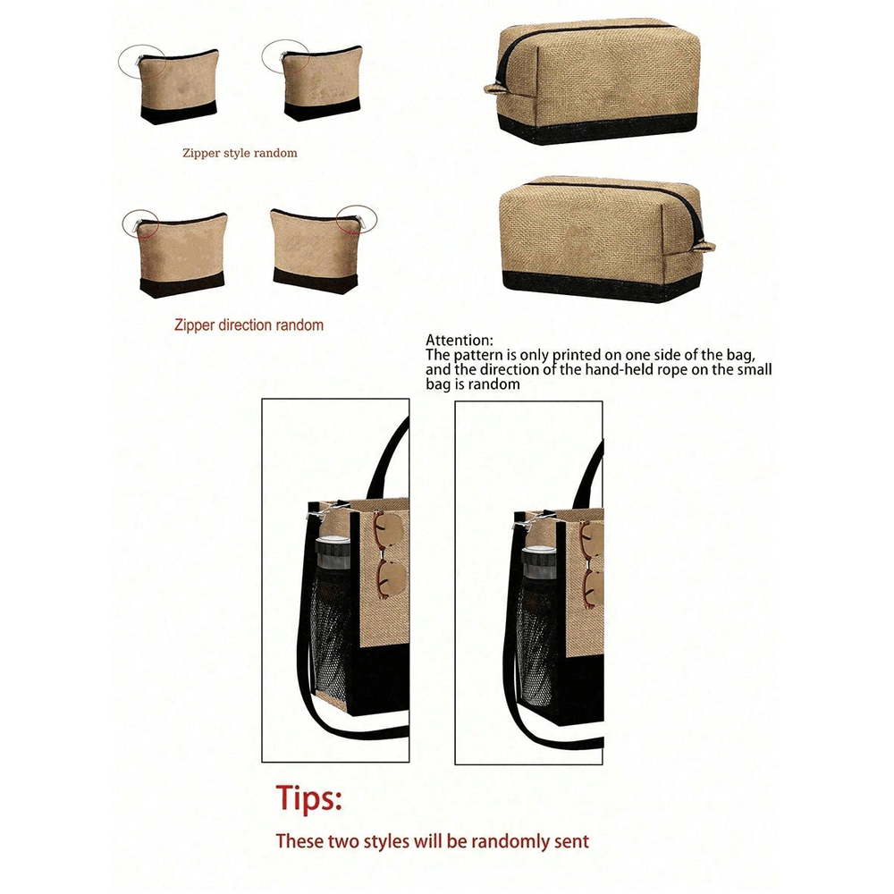 Beach Tote Bag Gift Set