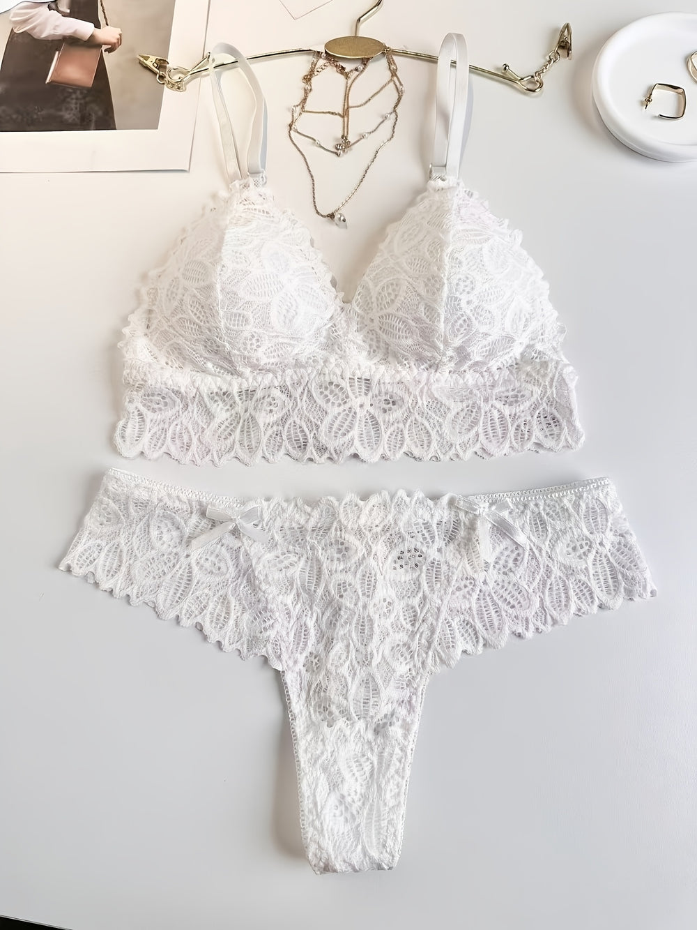 Women's Lace Lingerie Set