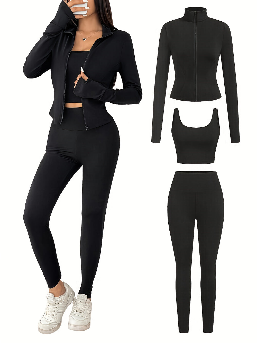 Zip Jacket Sports Set