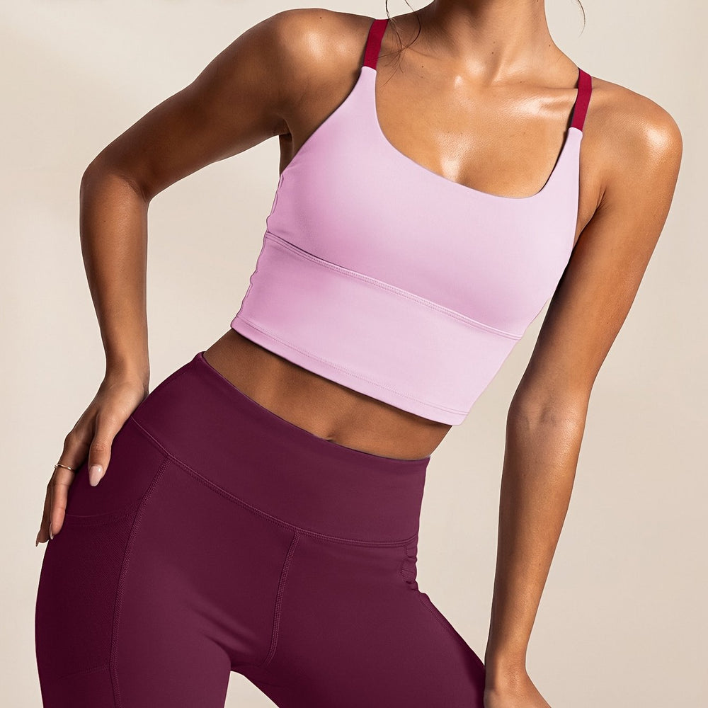 Cross-Back Crop Set