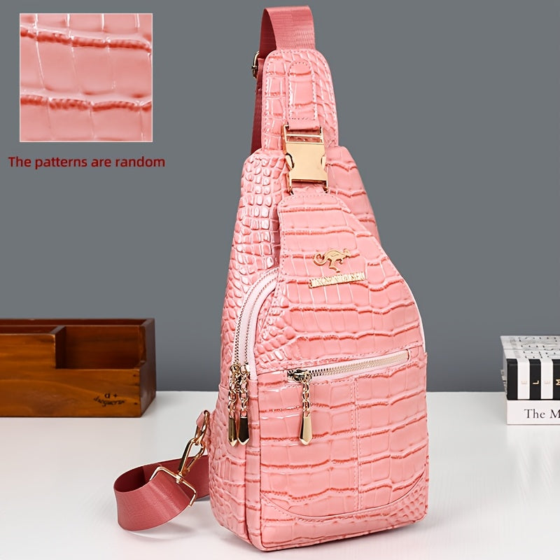 3-Layer Chest Crossbody Bag
