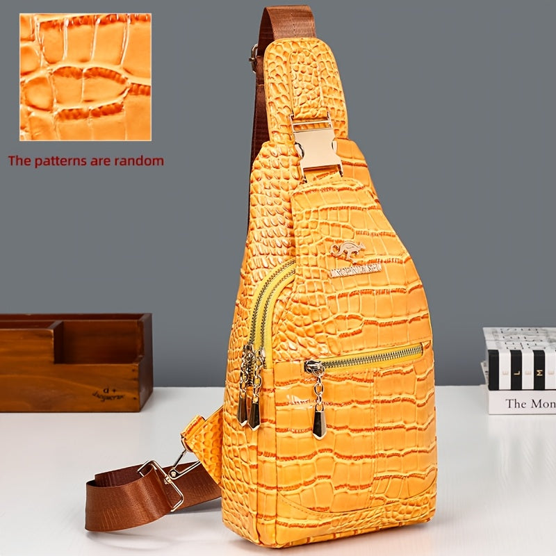 3-Layer Chest Crossbody Bag