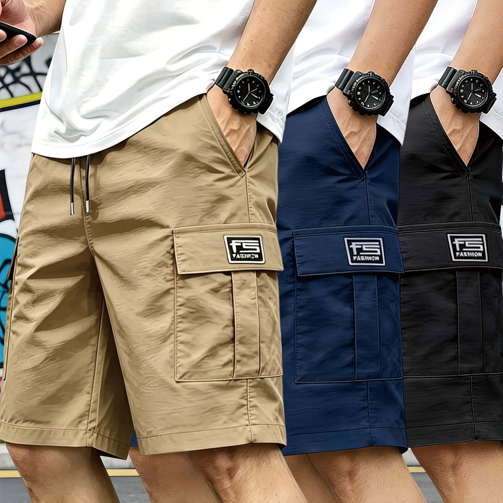 Cargo Drawstring Shorts