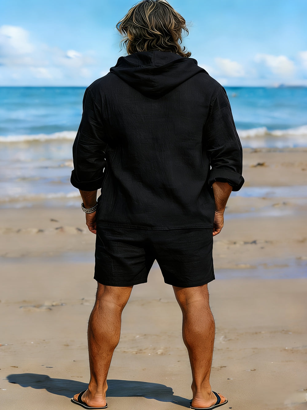 Men's Linen Beach Suit