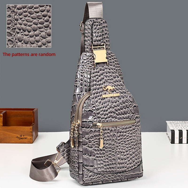 3-Layer Chest Crossbody Bag
