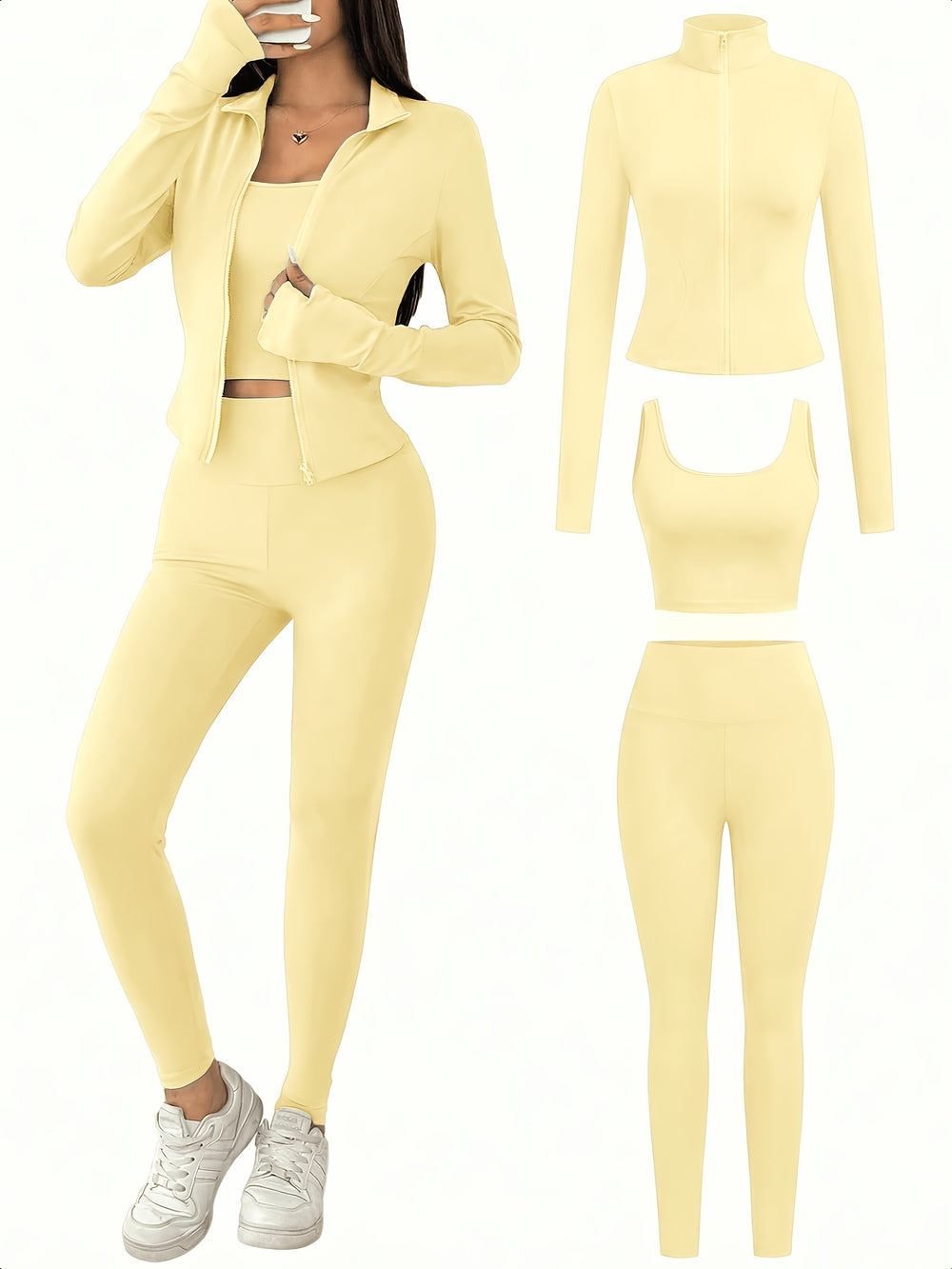 Zip Jacket Sports Set