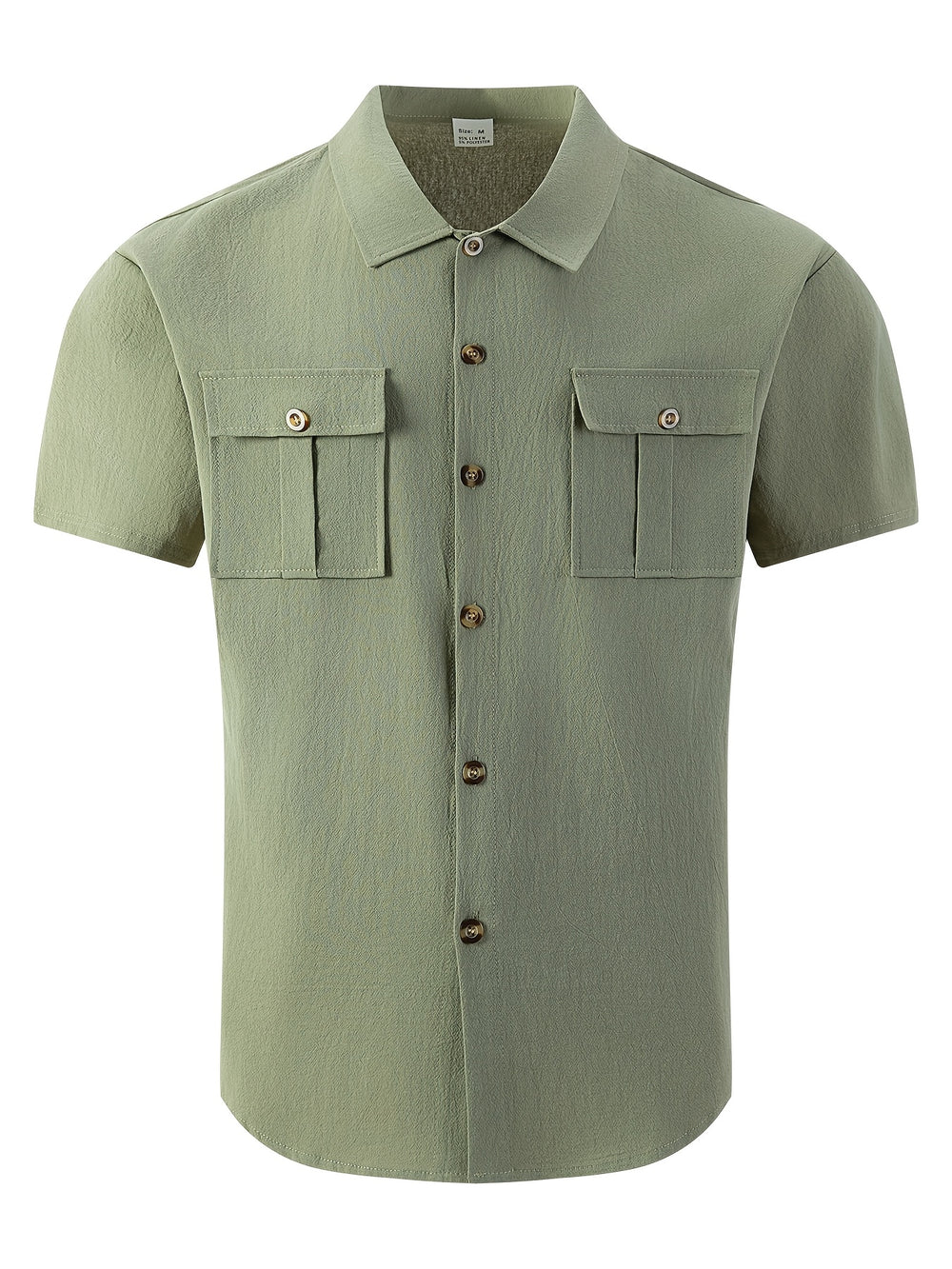 Men's Linen Shirt & Shorts Set
