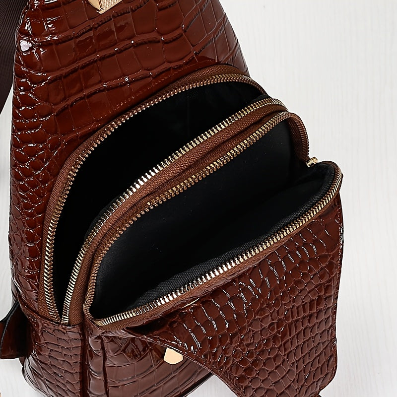 3-Layer Chest Crossbody Bag
