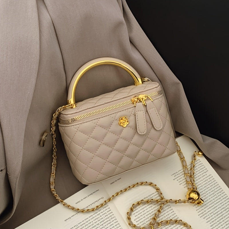 Checkered Square Handbag