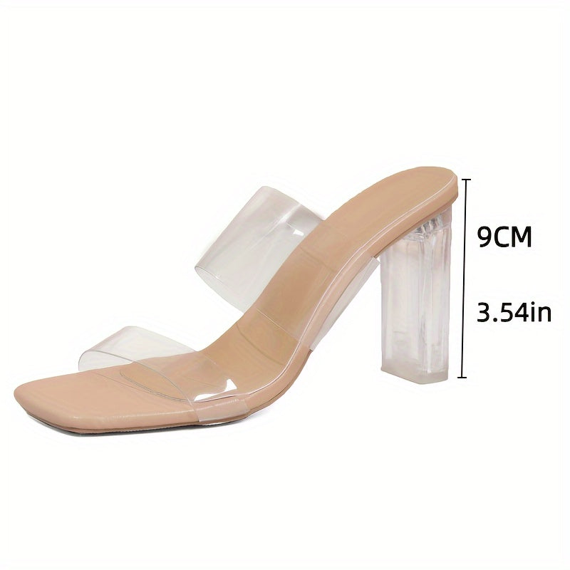 Crystal Strap High Heel Sandals