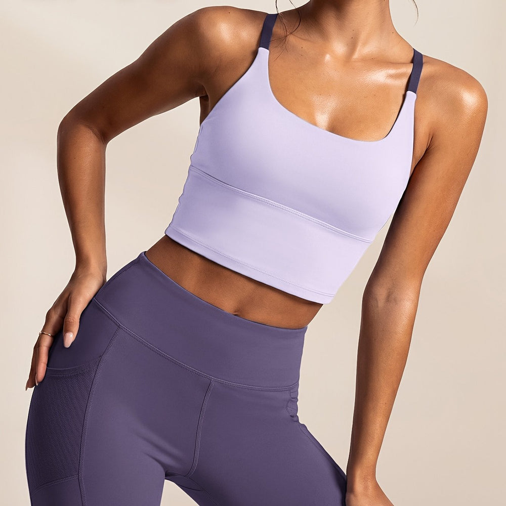 Cross-Back Crop Set