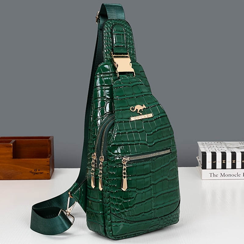3-Layer Chest Crossbody Bag