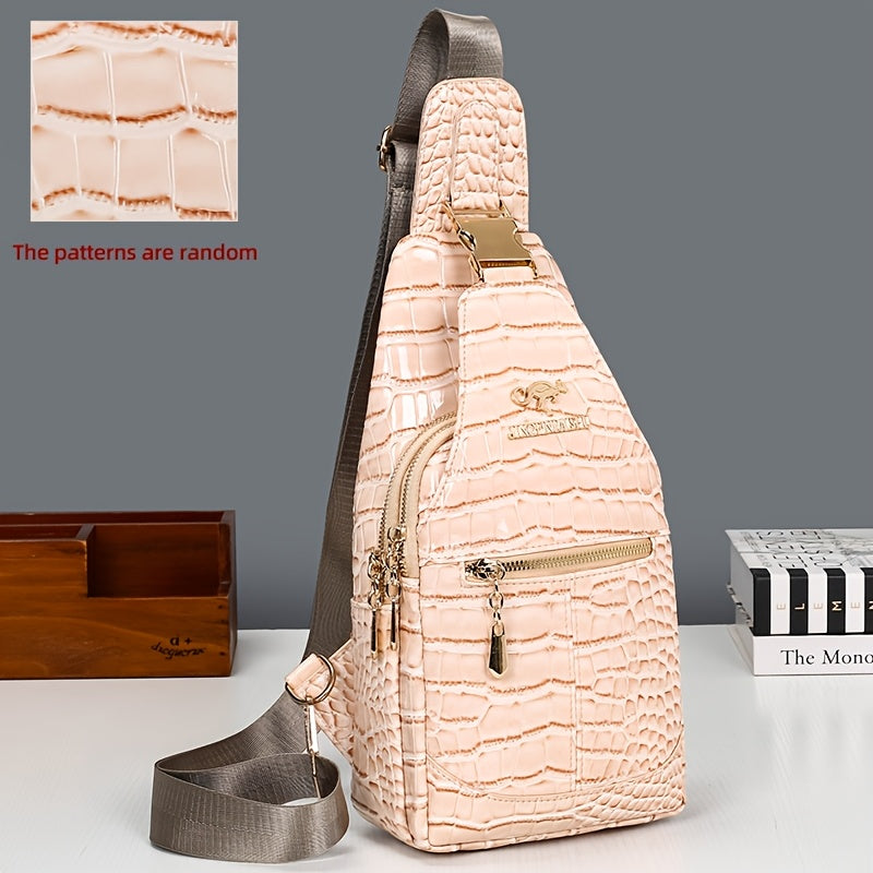 3-Layer Chest Crossbody Bag