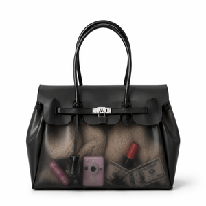 Jelly Firkin Bag - Onyx Transparent
