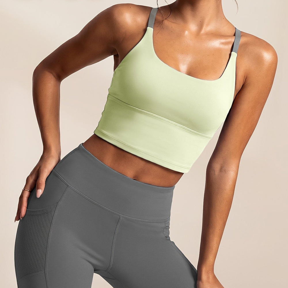 Cross-Back Crop Set