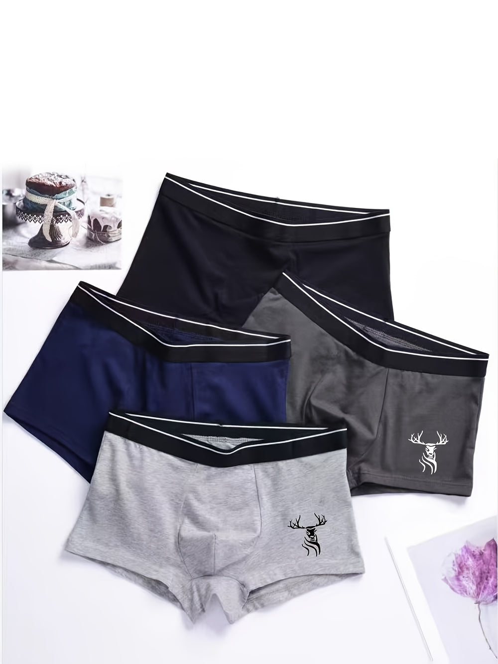 Men's Boxer Briefs 4-Pack