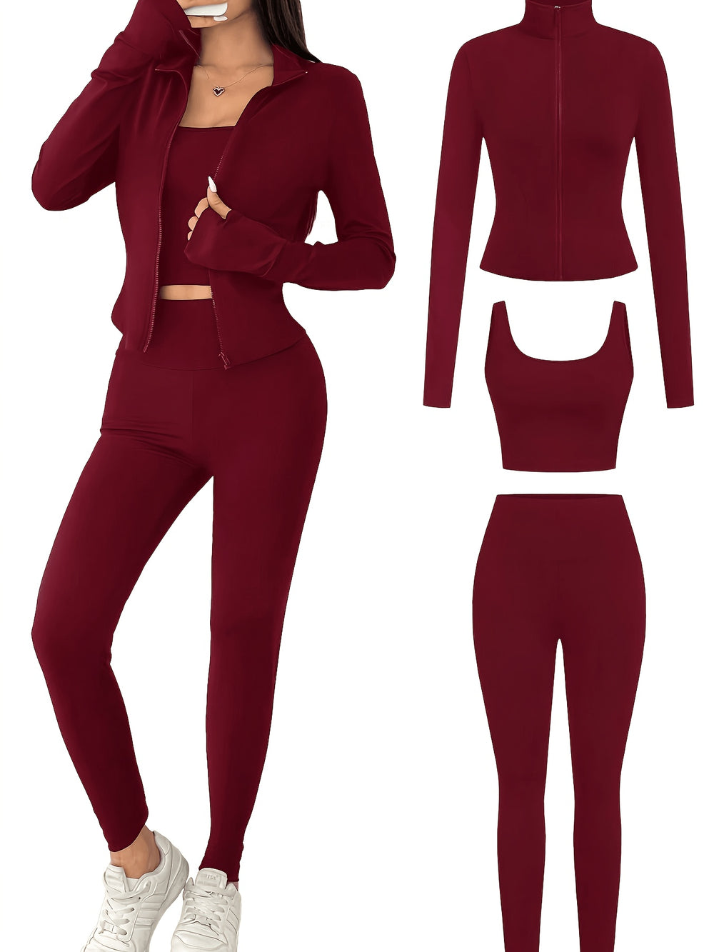 Zip Jacket Sports Set