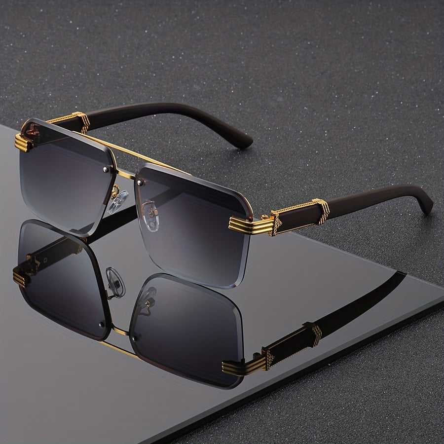 Men's Retro Square Sunglasses