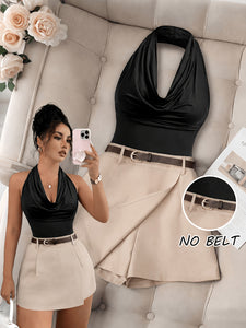 Off-Shoulder Top & Shorts Set