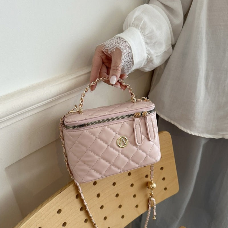 Quilted Chain Crossbody Bag