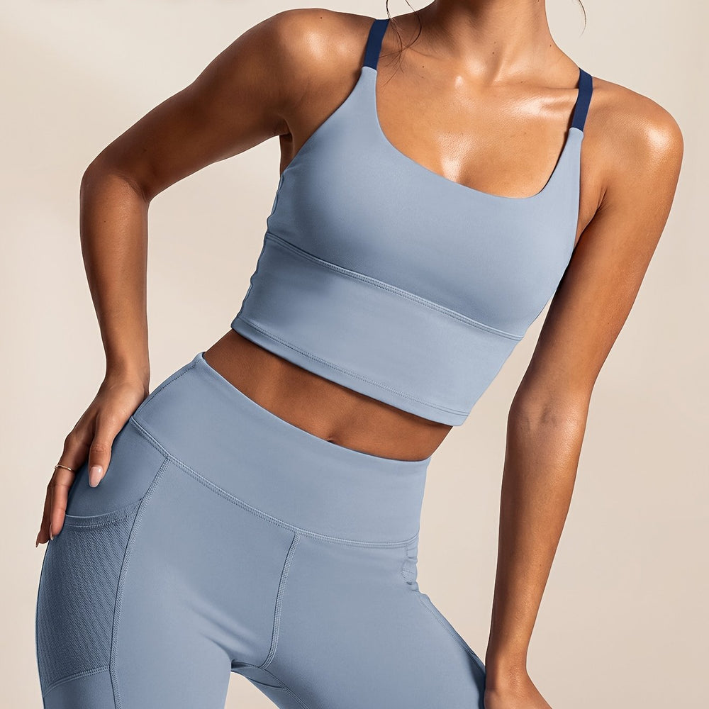 Cross-Back Crop Set