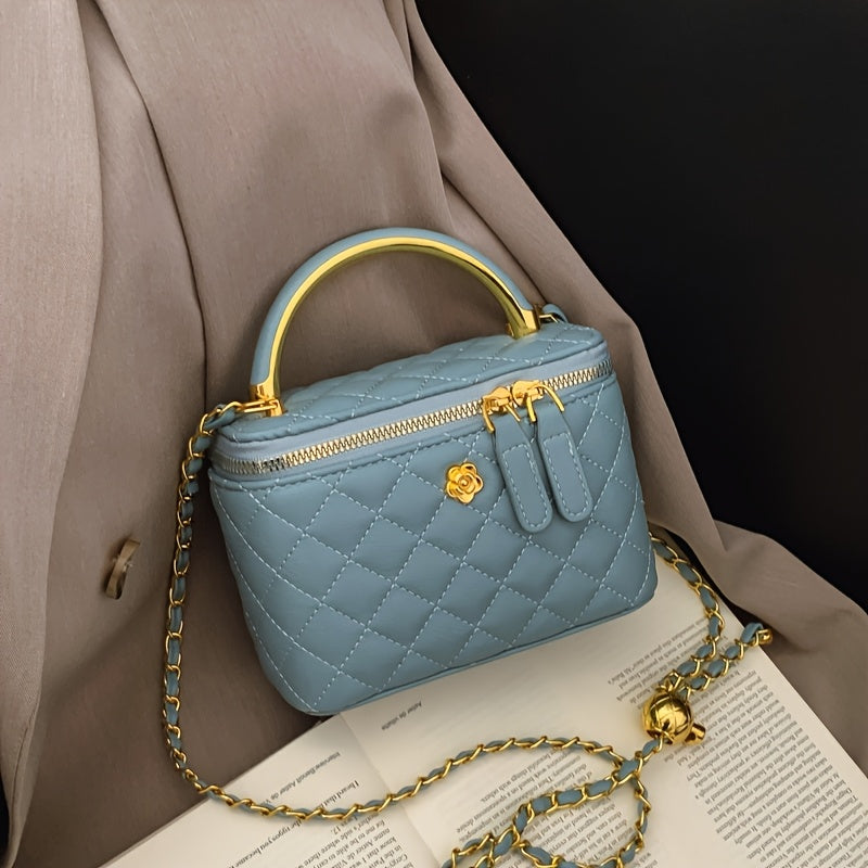 Checkered Square Handbag