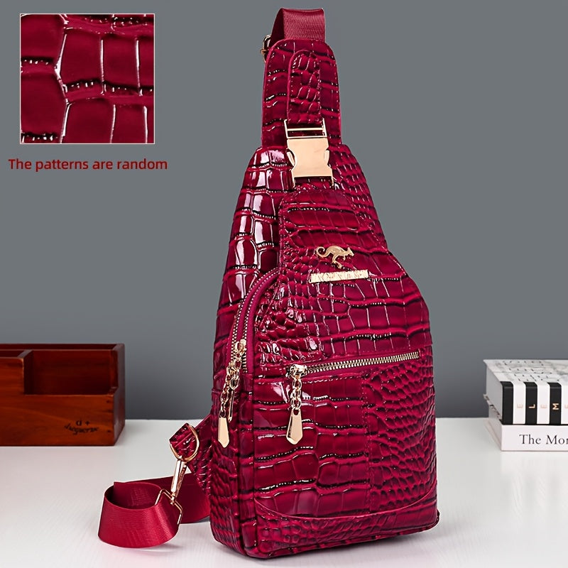 3-Layer Chest Crossbody Bag