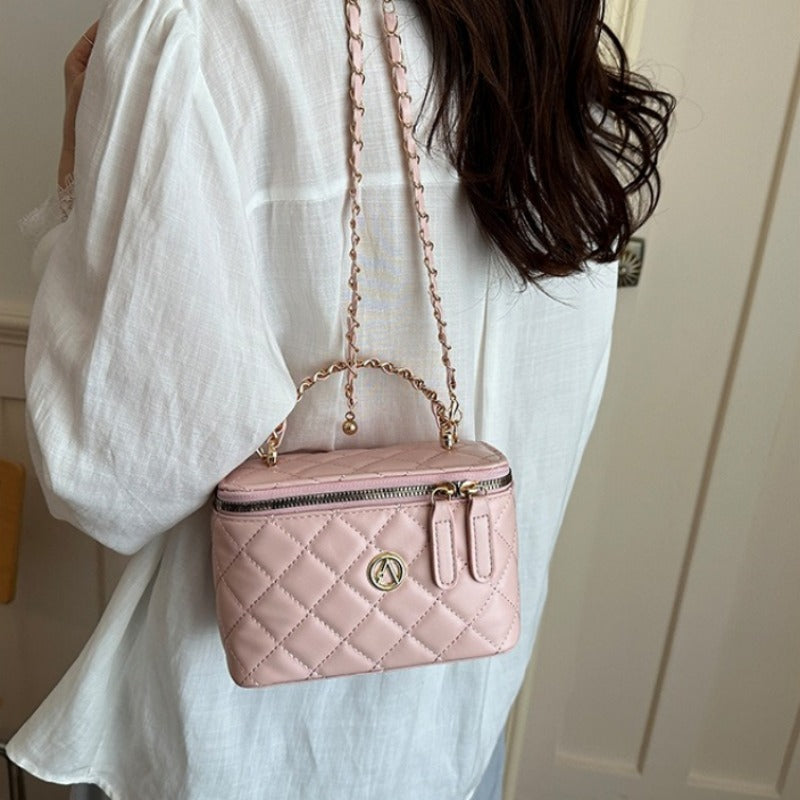 Quilted Chain Crossbody Bag