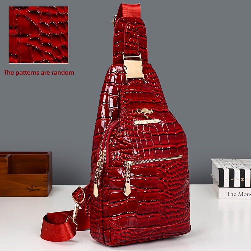 3-Layer Chest Crossbody Bag