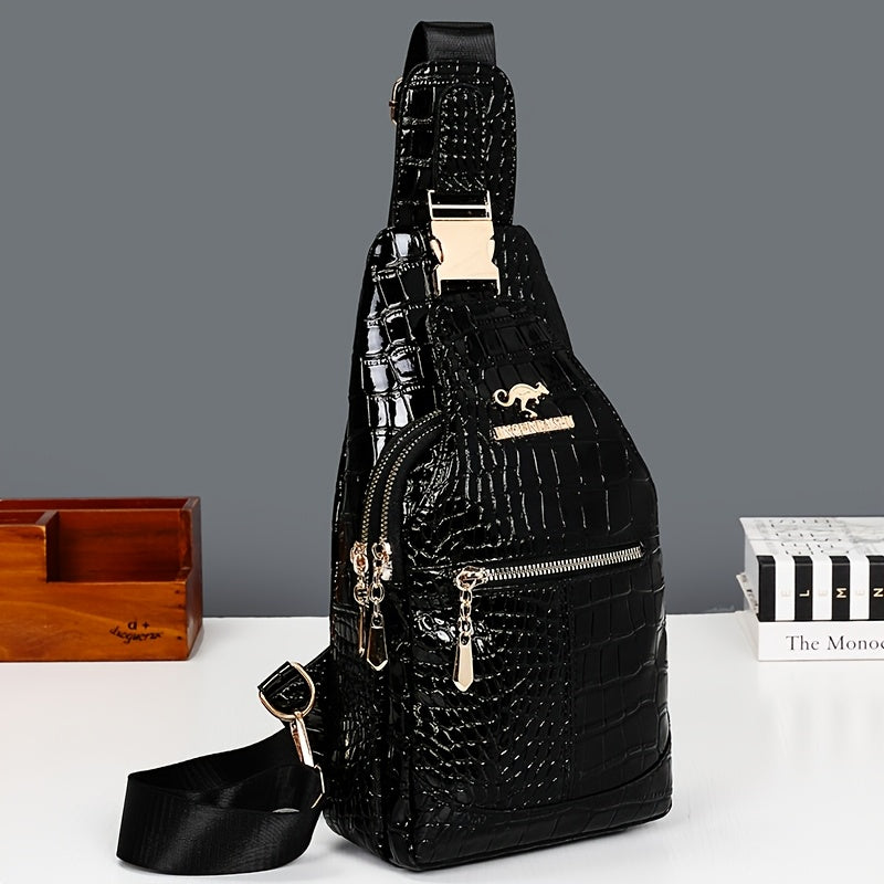 3-Layer Chest Crossbody Bag