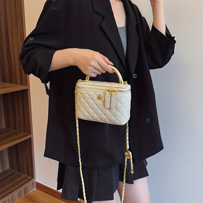 Checkered Square Handbag