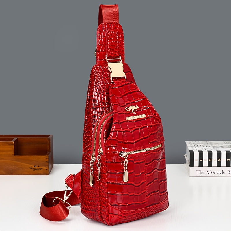 3-Layer Chest Crossbody Bag