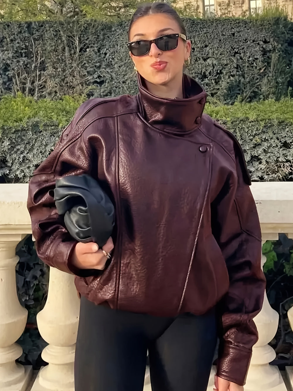 Oversized Bomber Jacket