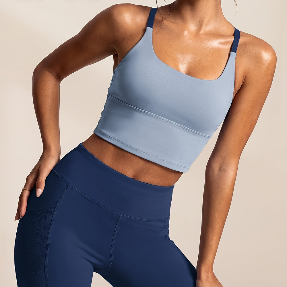 Cross-Back Crop Set