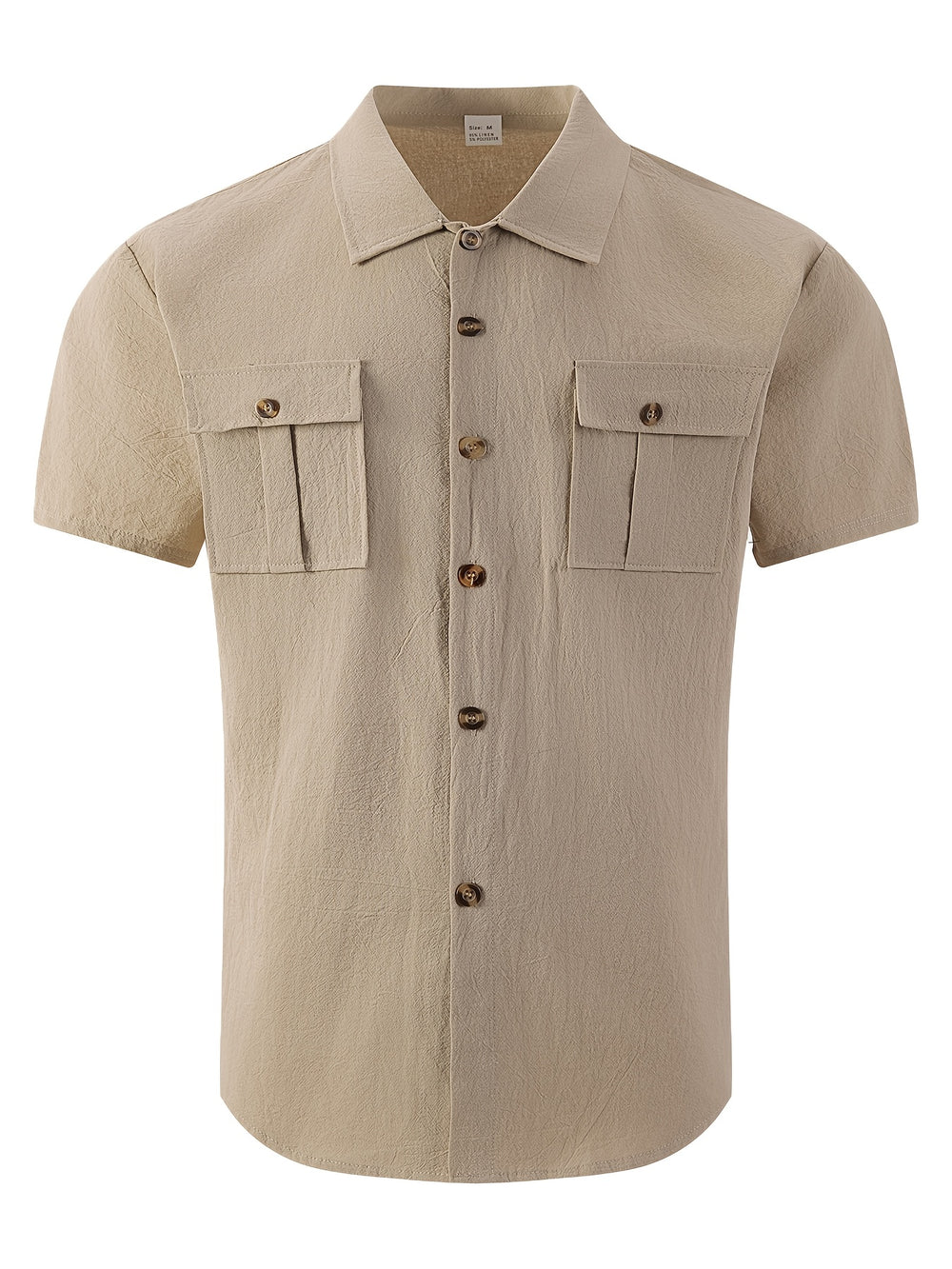 Men's Linen Shirt & Shorts Set