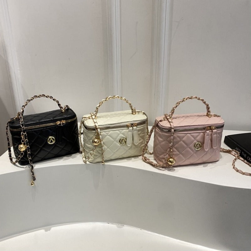 Quilted Chain Crossbody Bag
