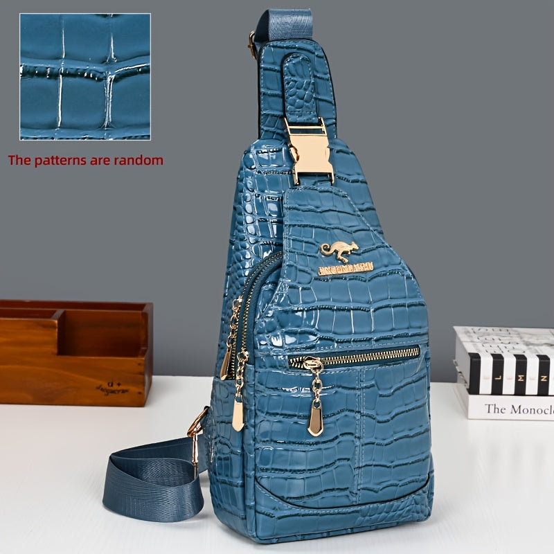 3-Layer Chest Crossbody Bag