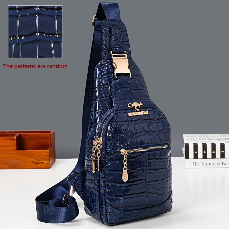 3-Layer Chest Crossbody Bag